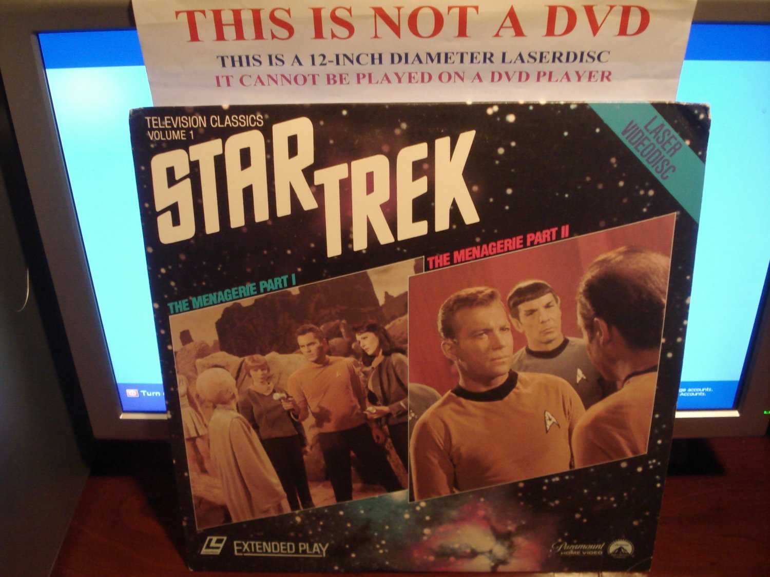 Laserdisc STAR TREK 1966/67 TOS Television Classics Vol. 1 The Menagerie Part I & Part II LD