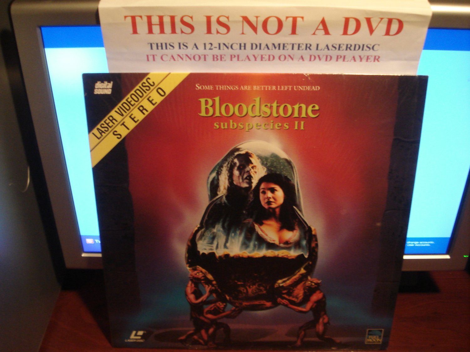 Laserdisc SUBSPECIES II: BLOODSTONE 1993 Full Moon Entertainment FS Rare Horror LD