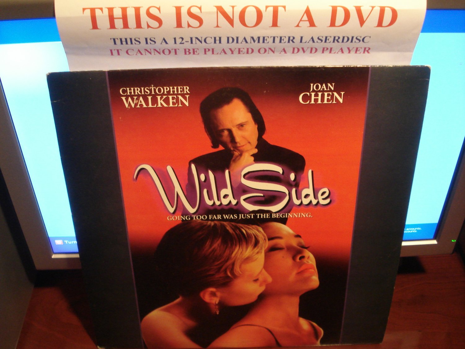 Laserdisc WILD SIDE 1995 Christopher Walken FS LD