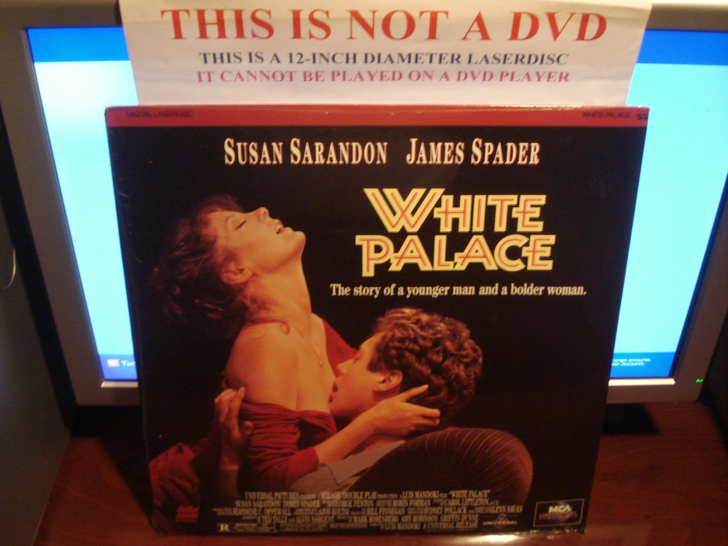 Laserdisc WHITE PALACE 1990 Susan Sarandon FS SEALED UNOPENED LD