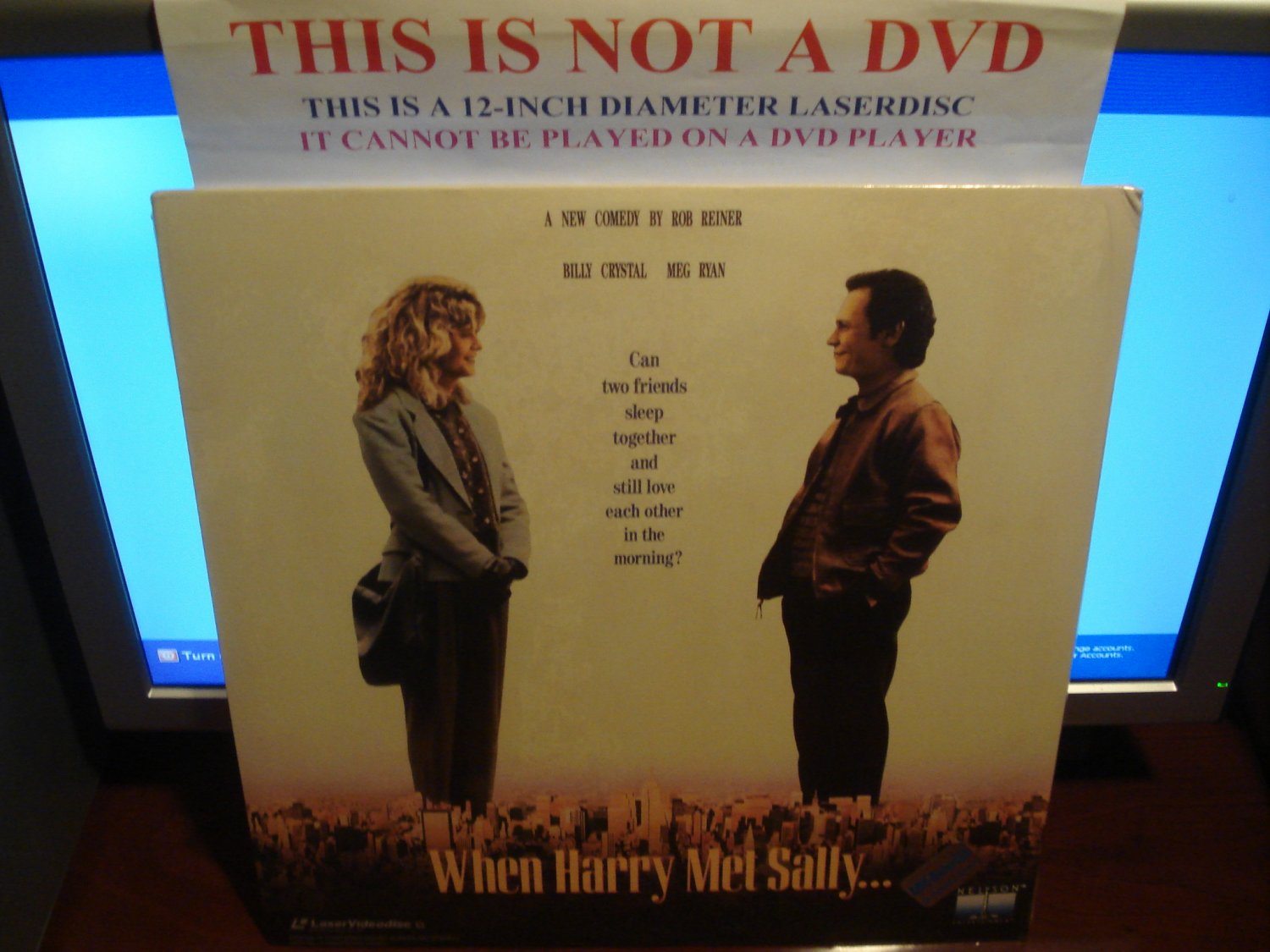 Laserdisc WHEN HARRY MET SALLY 1989 Billy Crystal Lot#6 FS SEALED UNOPENED LD