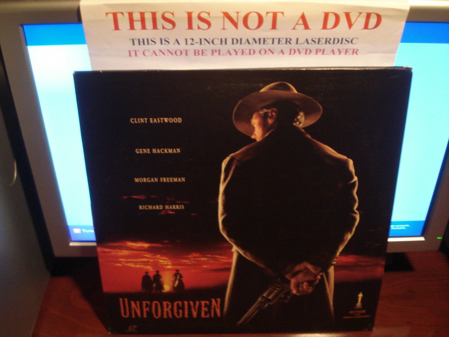 Laserdisc UNFORGIVEN 1992 Clint Eastwood Lot#3 LTBX LD