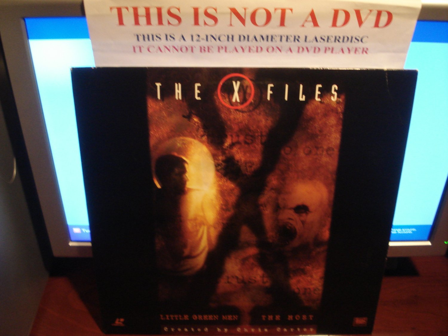 Laserdisc THE X FILES: LITTLE GREEN MEN / THE HOST 1994/97 Gillian Anderson Lot#2 FS Sci-Fi LD