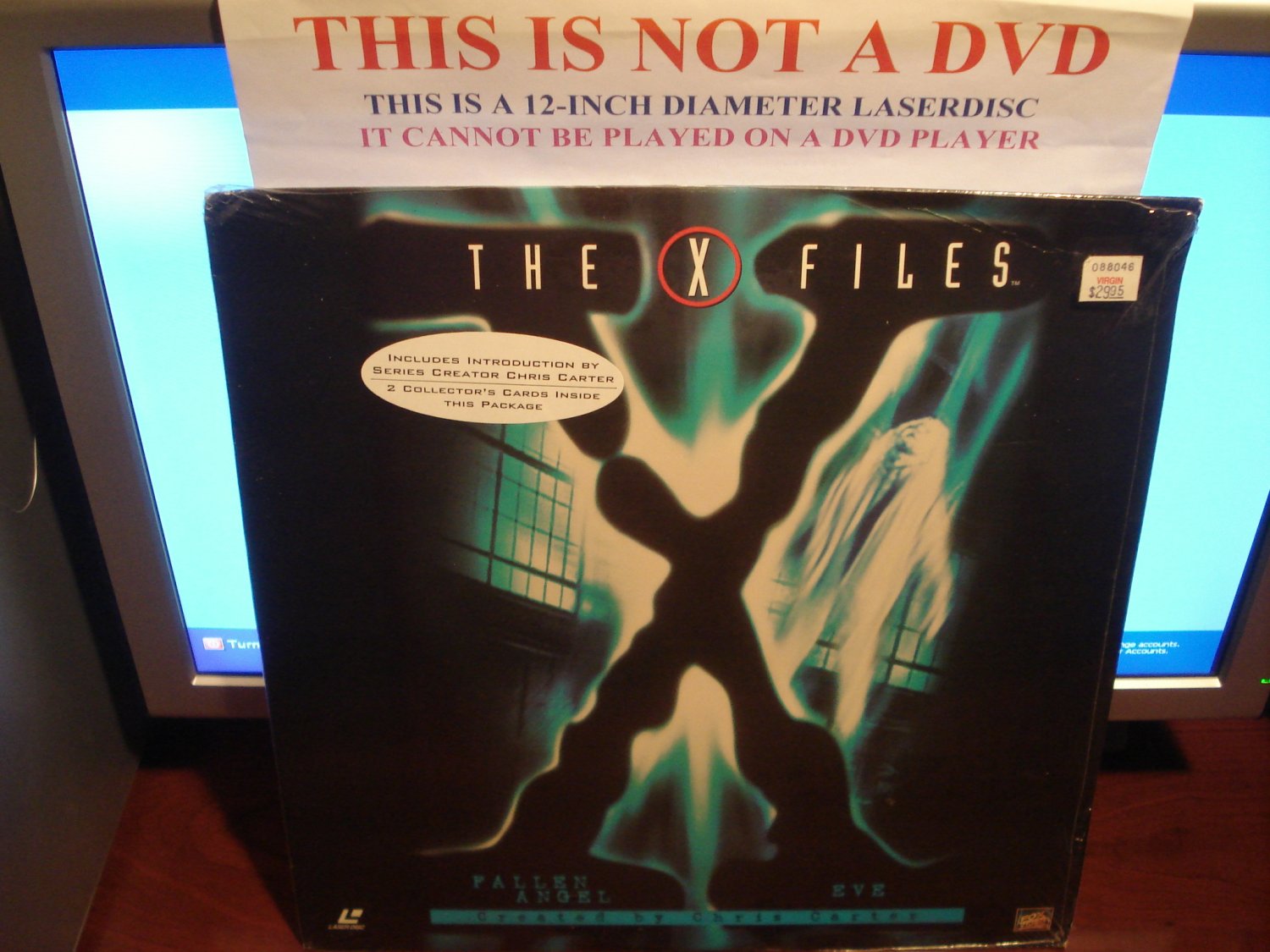 Laserdisc THE X FILES: FALLEN ANGEL / EVE 1994/96 Gillian Anderson Lot#2 FS SEALED Sci-Fi LD