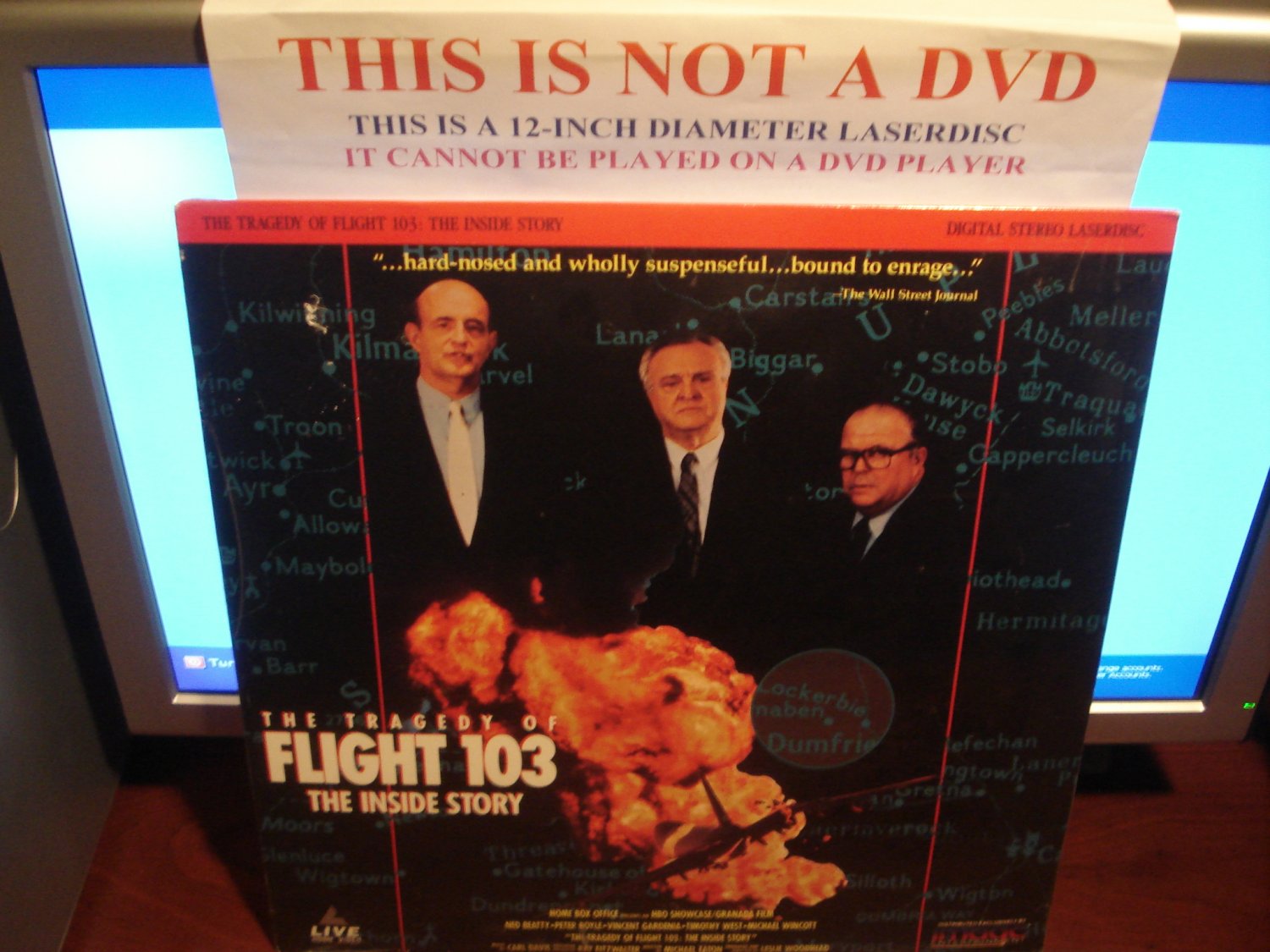 Laserdisc THE TRAGEDY OF FLIGHT 103: THE INSIDE STORY 1993 Ned Beatty FS SEALED UNOPENED LD