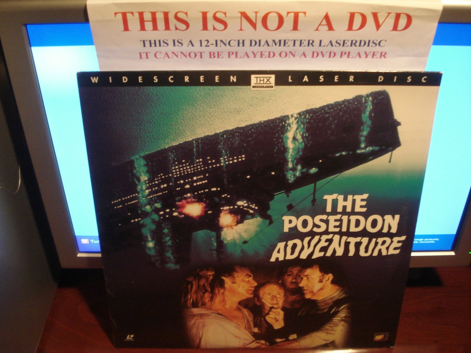 Laserdisc THE POSEIDON ADVENTURE (1972) Gene Hackman Lot#4 LTBX SEALED UNOPENED LD