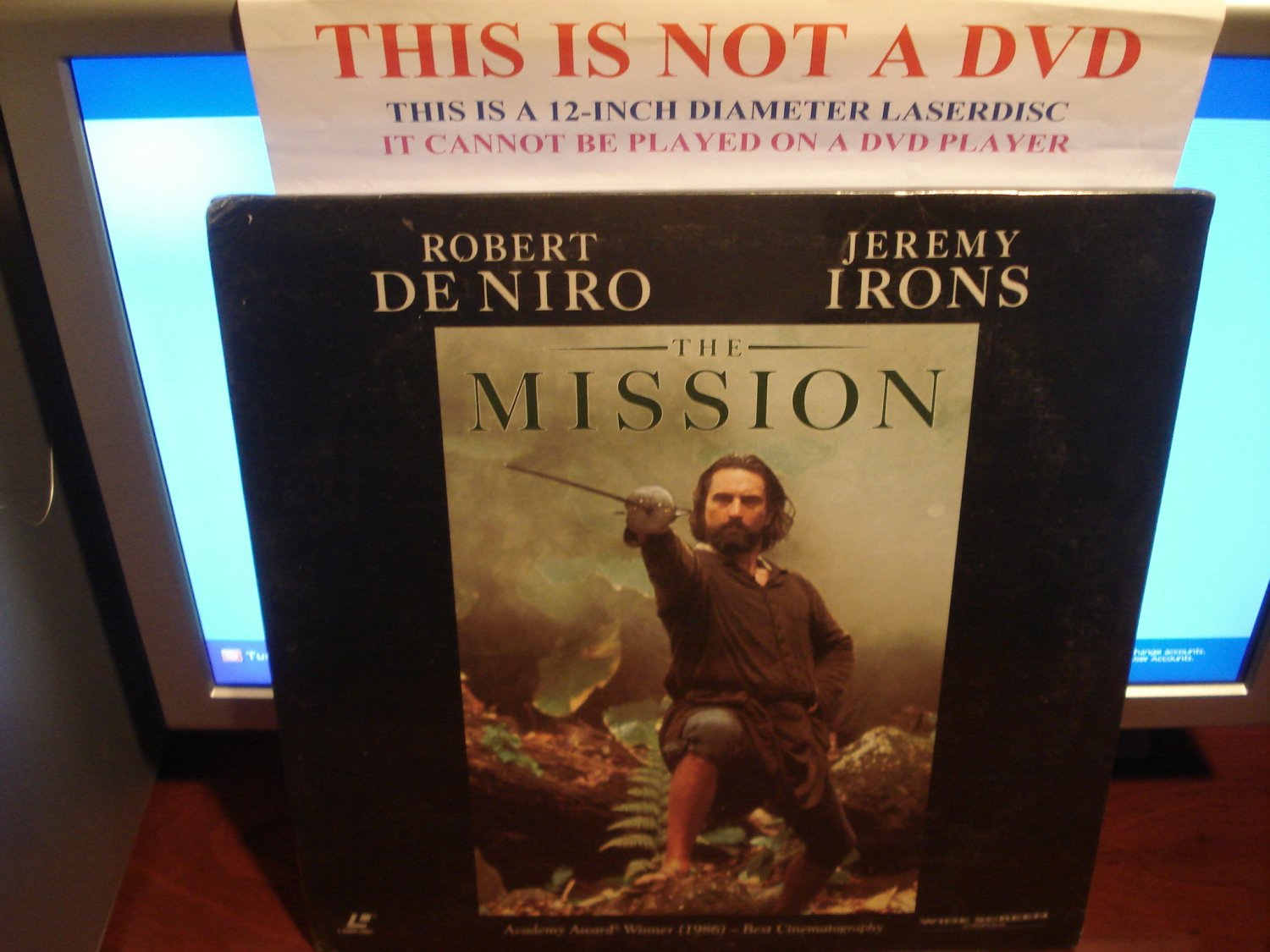 Laserdisc THE MISSION 1986 Robert DeNiro Lot#3 LTBX SEALED UNOPENED LD