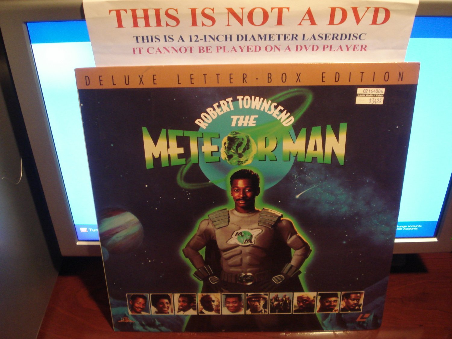 Laserdisc THE METEOR MAN 1993 Bill Cosby Lot#2 DLX LTBX SEALED UNOPENED Sci-Fi LD