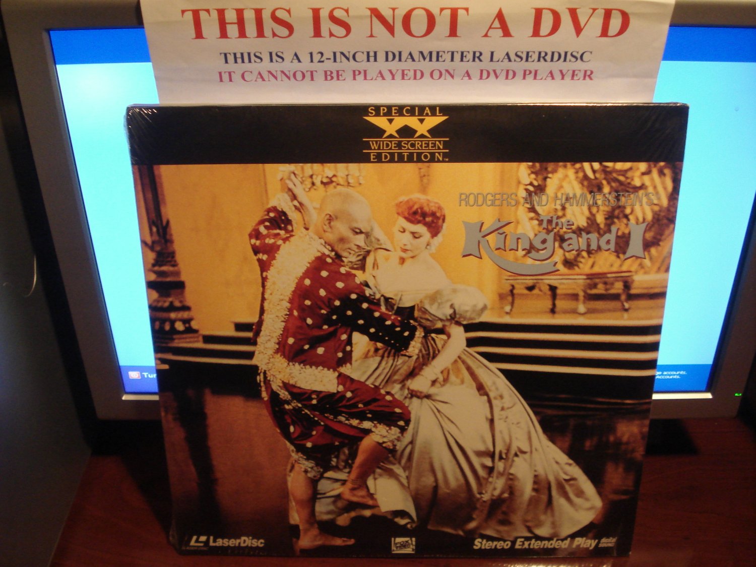 Laserdisc THE KING AND I (1956) Roger and Hammerstein's Lot#3 SWE SEALED UNOPENED Classic LD