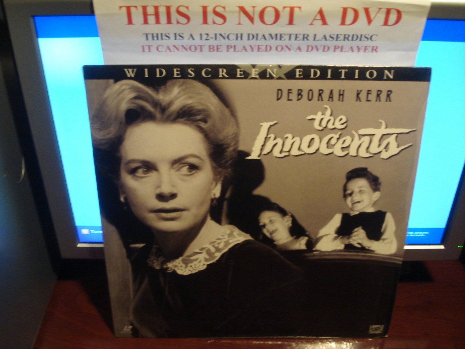 Laserdisc THE INNOCENTS (1961) Deborah Kerr LTBX Classic B/W Horror LD
