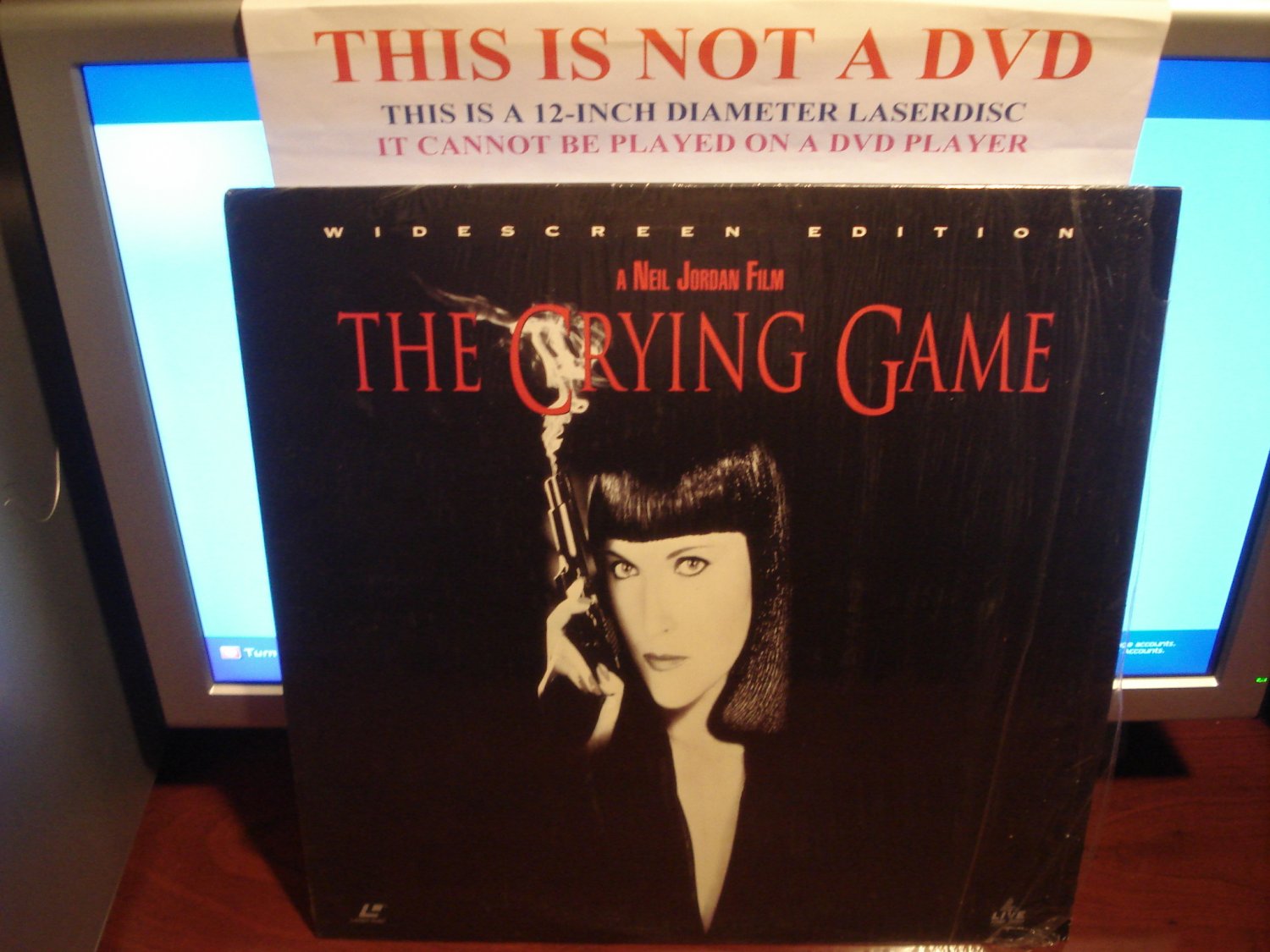 Laserdisc THE CRYING GAME 1992 Neil Jordan Lot#3 FS LD