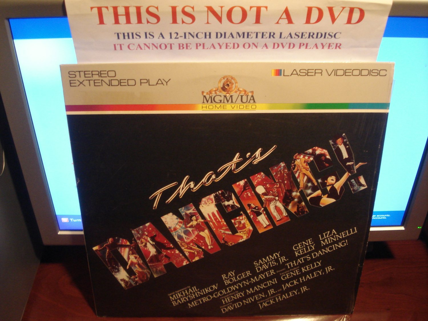 Laserdisc THAT'S DANCING 1985 Mikhail Baryshnikov FS LD