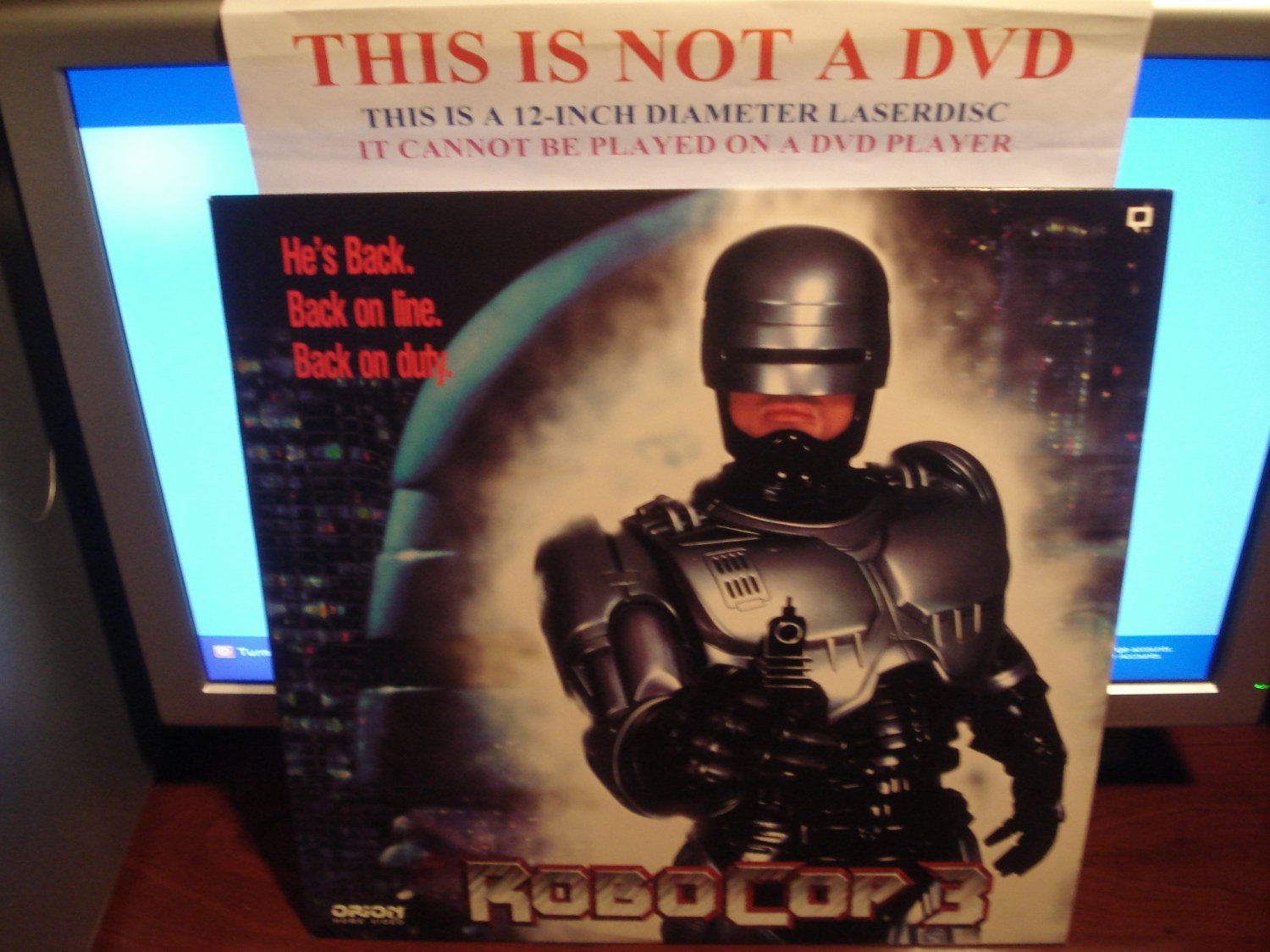Laserdisc ROBOCOP 3 1993 Robert John Allen Lot#2 FS Sci-Fi LD