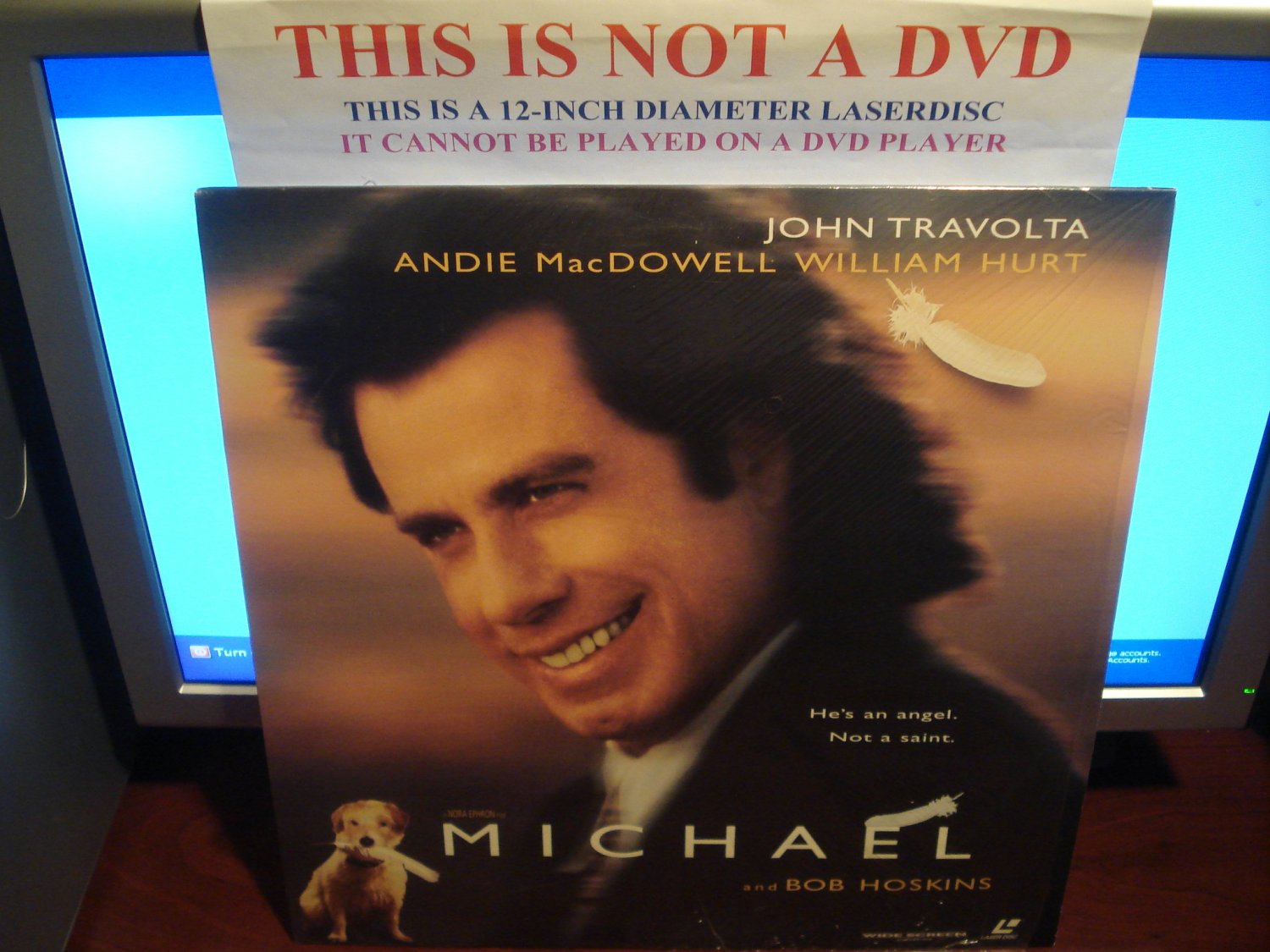 Laserdisc MICHAEL 1996 John Travolta Andie MacDowell LTBX LD