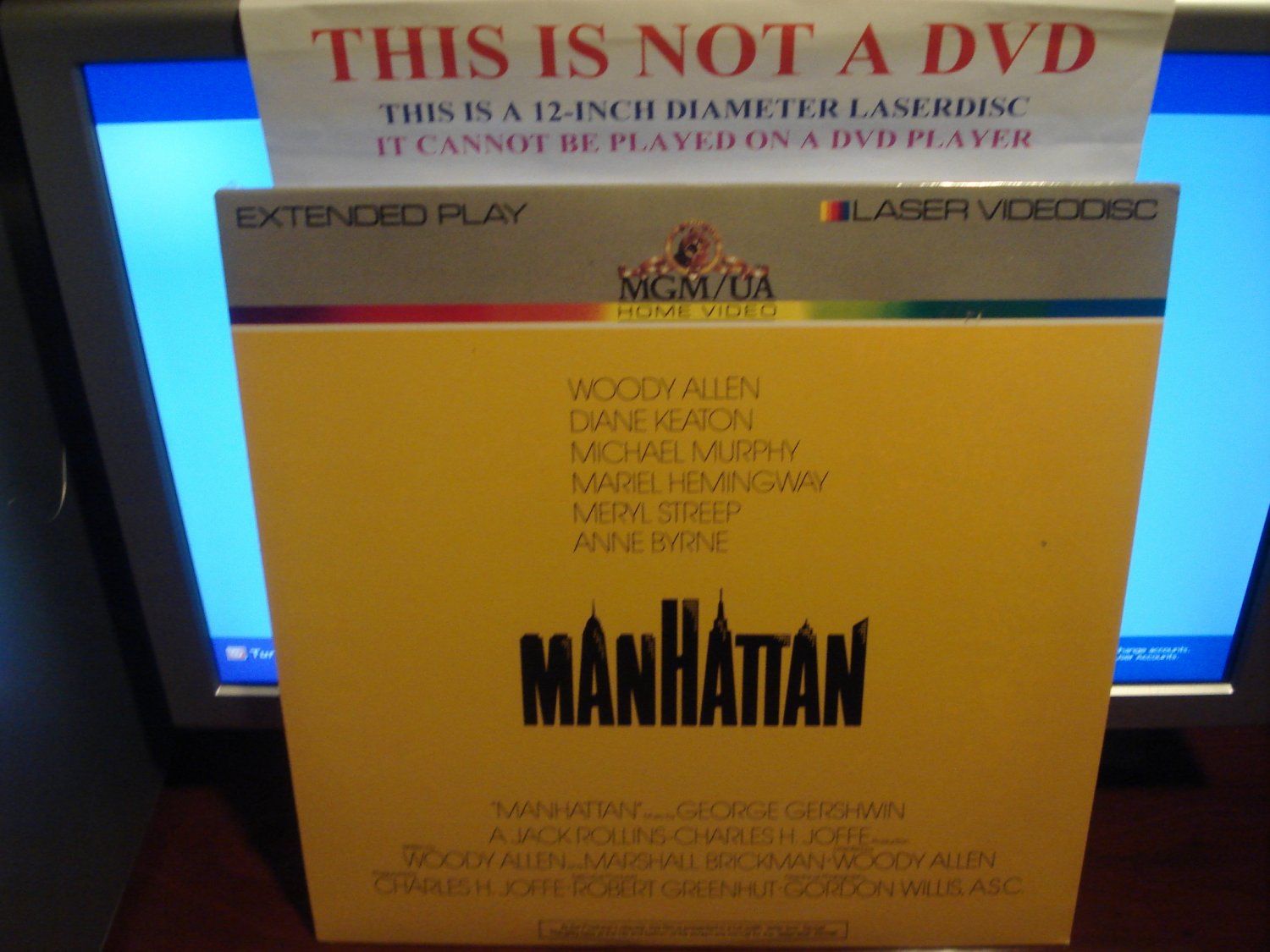 Laserdisc MANHATTAN (1979) Woody Allen Diane Keaton Lot#4 LTBX SEALED UNOPENED B&W LD