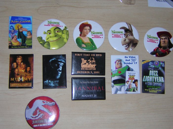 Movie Buttons Variety Pack