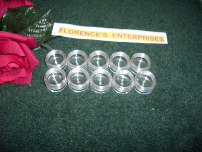 LOT OF 20 CLEAR COSMETIC JAR - 5 GRAM PLUS *** FREE LABELS ***