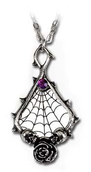 Alchemy Gothic Pewter Destiny Necklace Skulls