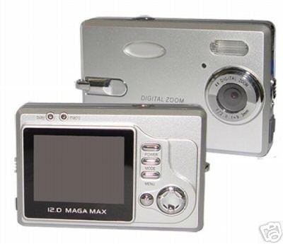 New Digital Camera, 12M Pixel, 2.0-inch LCD