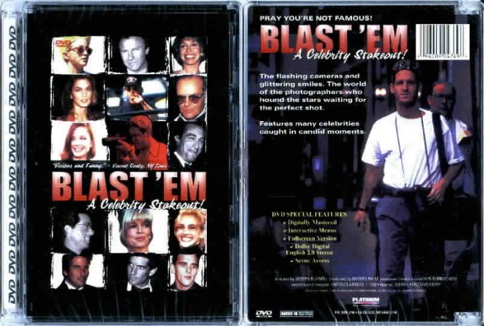 Blast 'em A Celebrity Stakeout - NEW DVD FACTORY SEALED