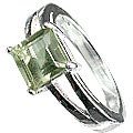 MTristaN Signature Ring Green Amethyst