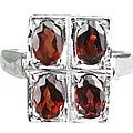 MTristaN Garnet Bridesmaid Ring