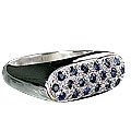MTristan Bar Ring Sapphire