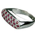 M. Tristan Bar Ring Ruby