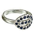 MTristaN Equator Ring Sapphire