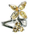 MTristaN Flower Ring Citrine