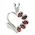 M. Tristan love pendant Garnet