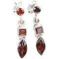 M. Tristan waterfall earrings Garnet