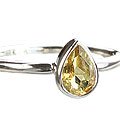 MTristaN Drop Ring Citrine