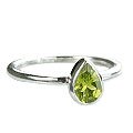 MTristaN Drop Ring Peridot