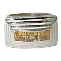 MTristaN Mens Champion Ring Citrine