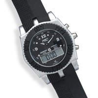 Men's Digital Fashion Watch with Black Band
