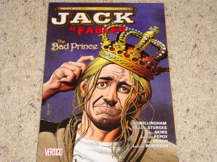 DC Vertigo Jack of Fables TPB Vol 3 The Bad Prince NM 2008