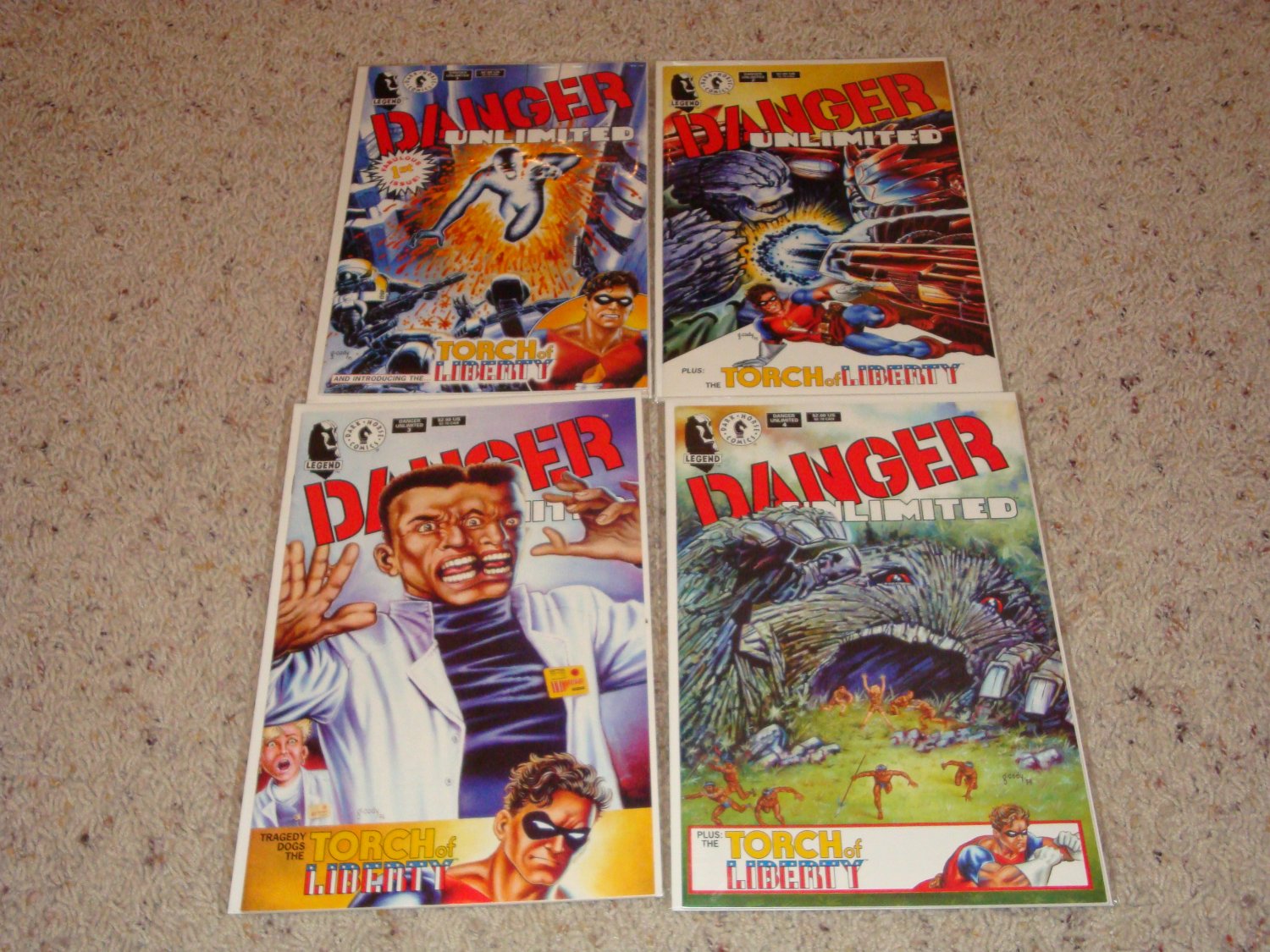 Dark Horse Danger Unlimited 1-4 NM by John Byrne