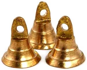 Small Brass Altar Bell 3/4" x 1/2"