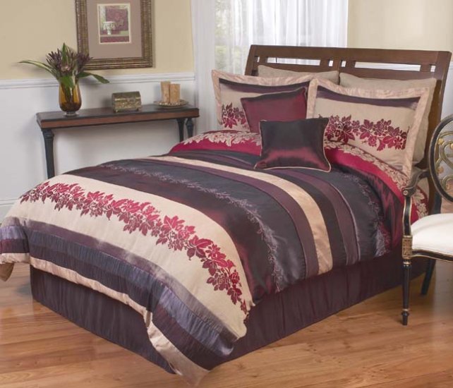 BED IN A BAG KING BEDDING SET DUVET COVER SHAMS SKIRT