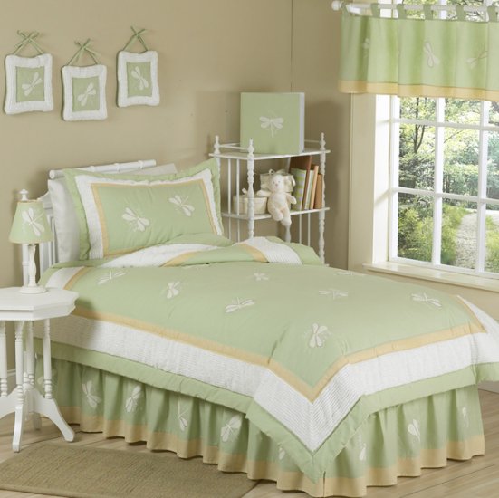 NEW DRAGONFLY 4p TWIN KIDS CHILDRENS BEDDING GIRLS SET