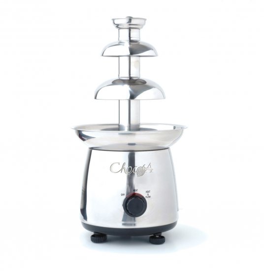 CHOCOA STAINLESS STEEL CHOCOLATE FONDUE FOUNTAIN MAKER