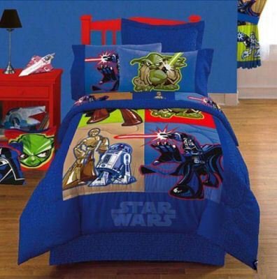 STAR WARS 3 PIECE GALACTIC HEROES TWIN SHEET SET NEW