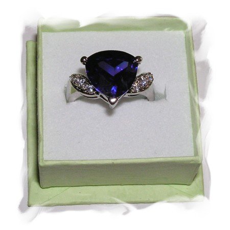 Trillion Tanzanite Ring