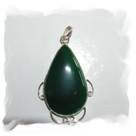 Teardrop Tsavorite Pendant