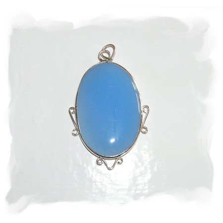 Angel Chalcedony Pendant