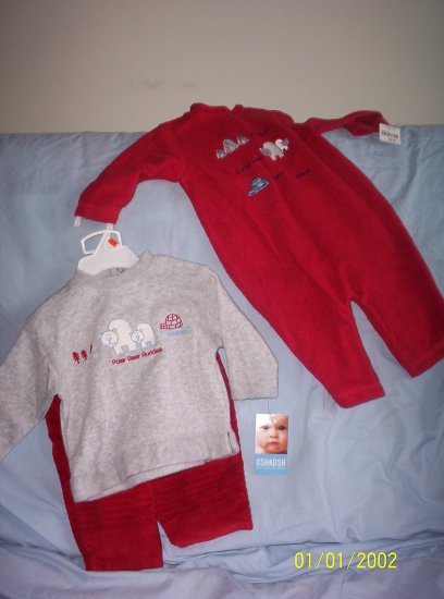 2 fleece sets OSH KOSH 3-6 months