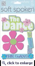 Me and My Big Ideas Soft Spoken Embellishments Sticker All Dressed Up