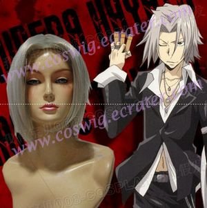 Reborn Gokudera Hayato Cosplay Wig