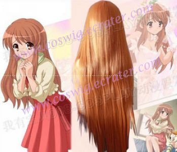 Haruhi Suzumiya Asahina Cosplay straight wig